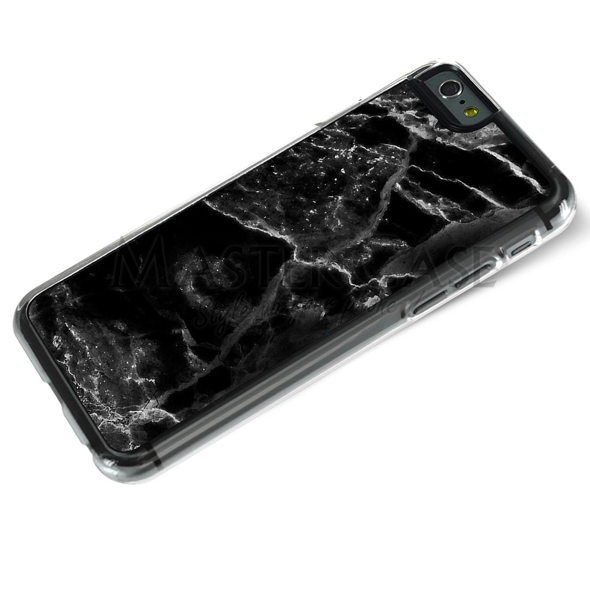 Coque iPhone 6/6S Effet Marbre- Noir – Master Case